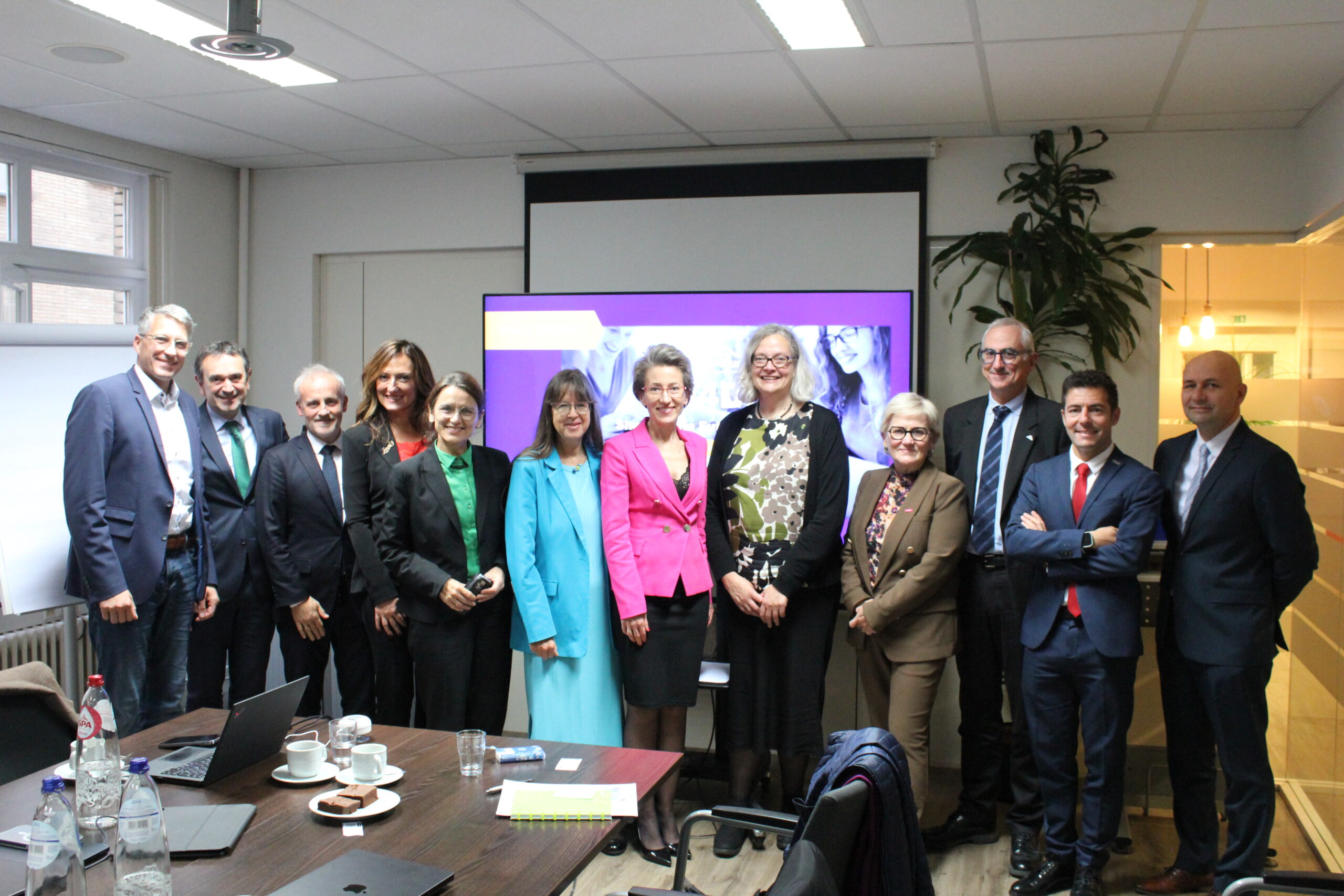 EU4DUAL Rectors Council members in a formal meeting room at EURASHE.