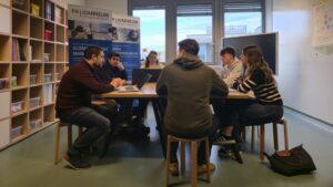 Students receiving mentoring