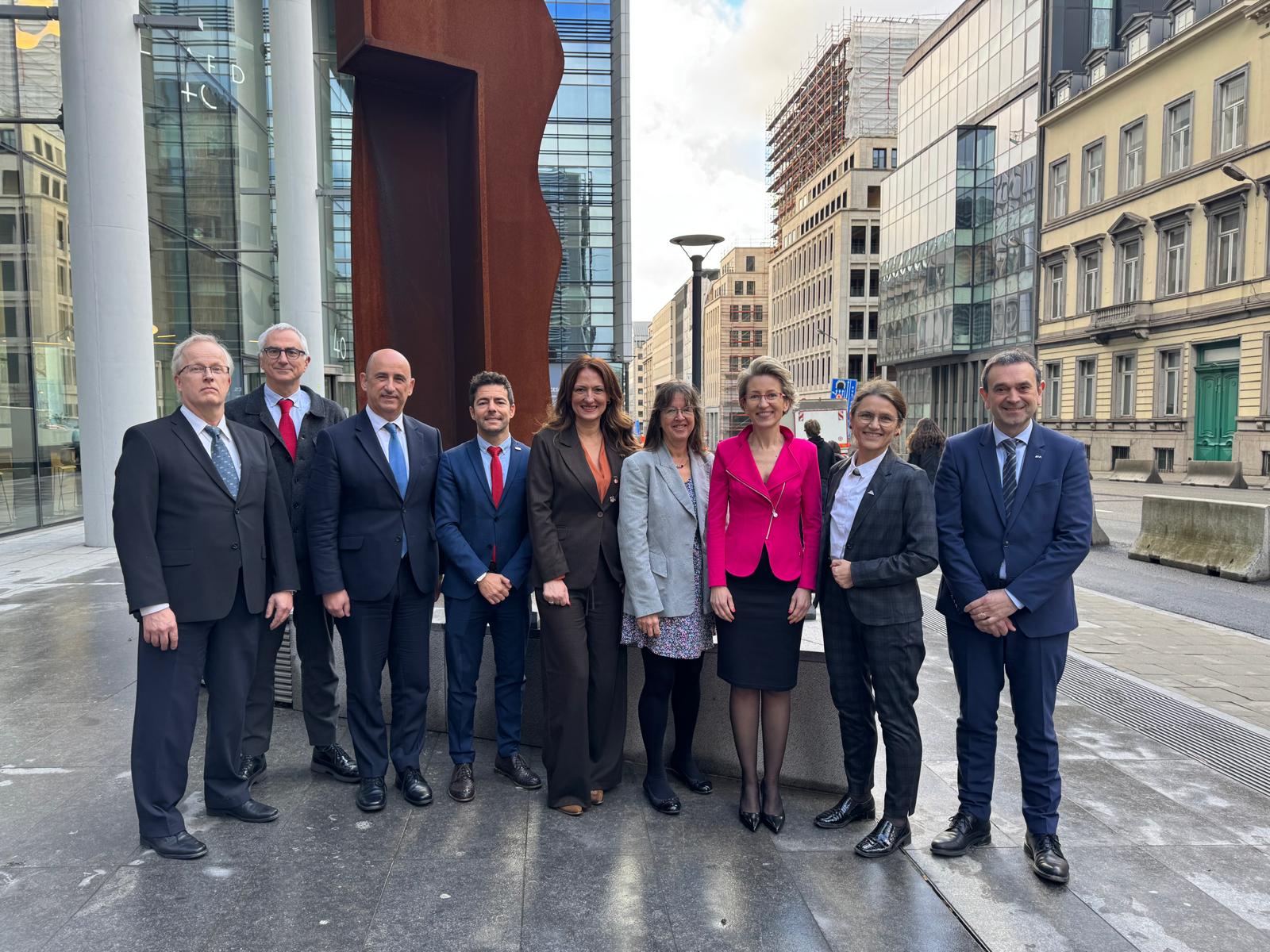 EU4DUAL Rectors’ Council meeting in Brussels with representatives of the nine European University Alliance partner institutions.
