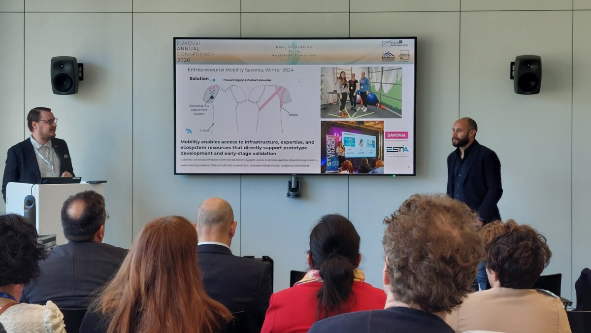 **Alt text:** EU4Dual entrepreneurial mobility initiative connecting students, universities and innovation ecosystems across Europe to support venture development and commercialization.